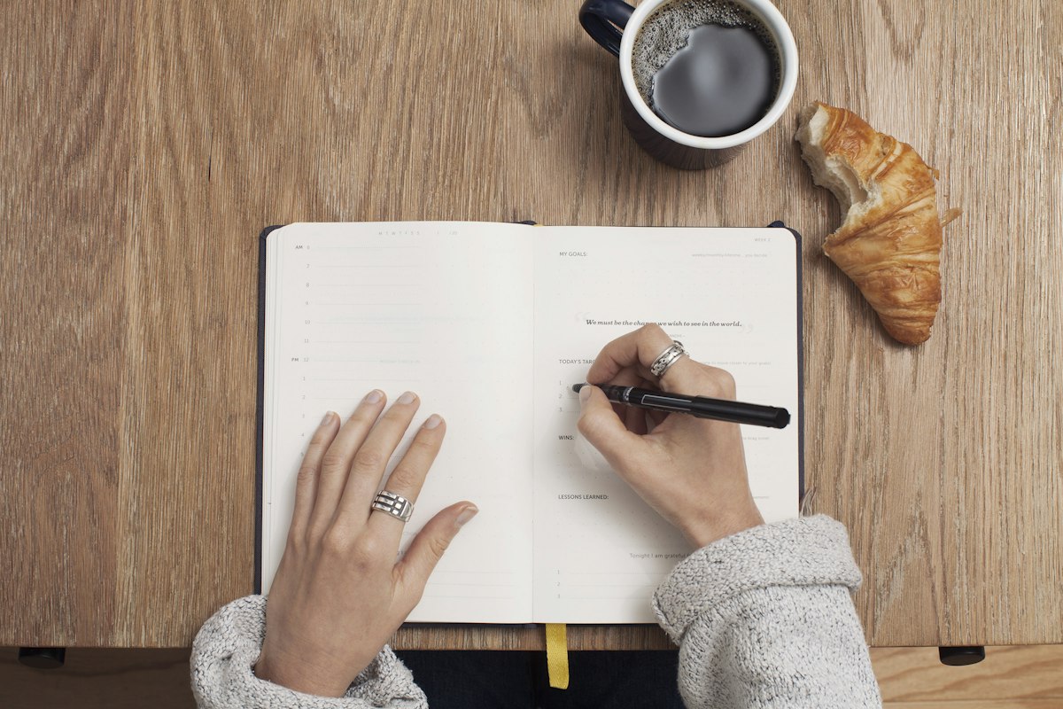 4.朝のノートに問いかけを書く