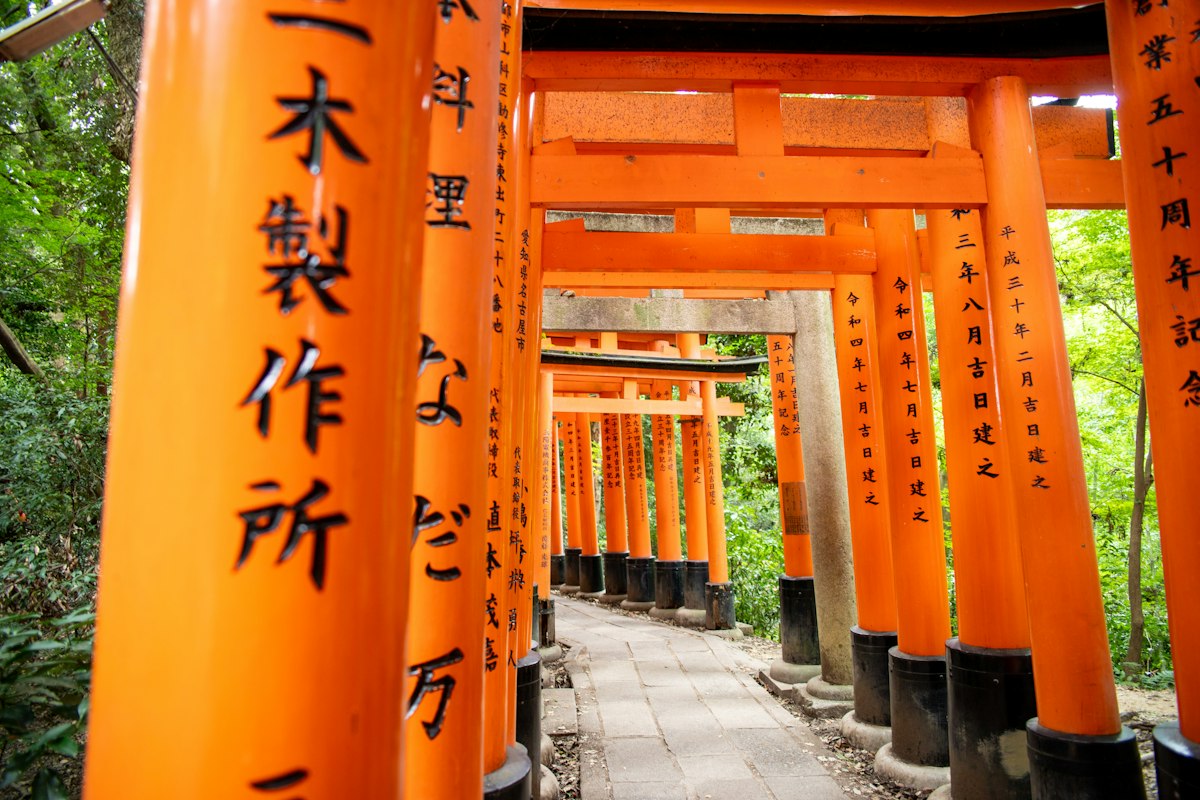 9.縁を結ぶ神社の鳥居・参道の画像